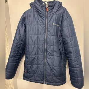 Boys Columbia fleece lined coat